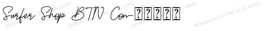 Surfer Shop BTN Con字体转换